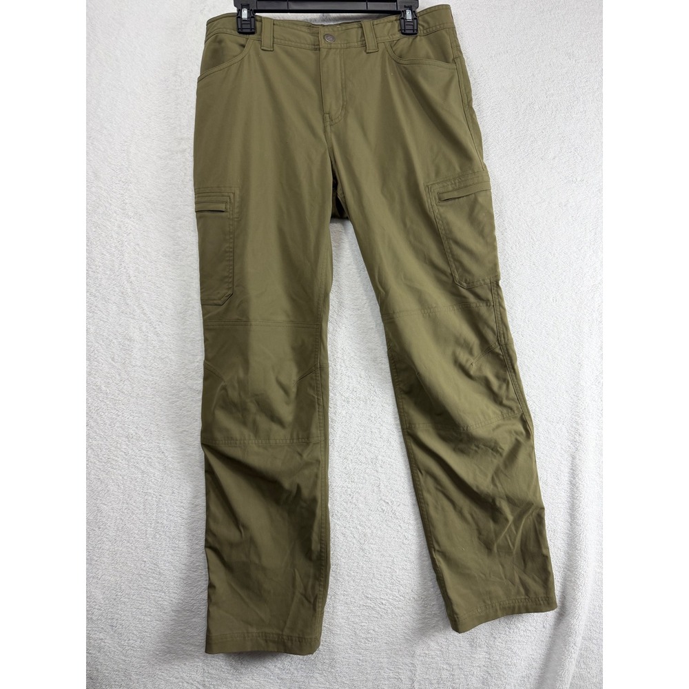 REI Co-op Savanna Trails Cargo Hiking Pants Olive Green Womens 12 Regular Fit